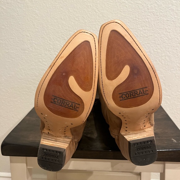 Tan Western Knee-High Boots - Picture 5 of 7